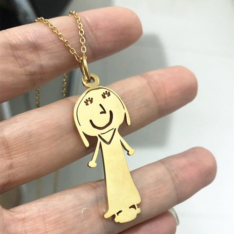 Individual piece of jewelry with your own drawing – perfect as a keychain, necklace or bracelet