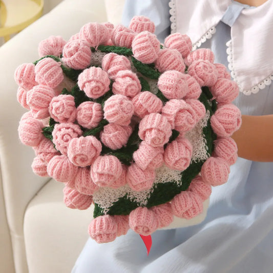 Crochet Rose Bouquet Blanket