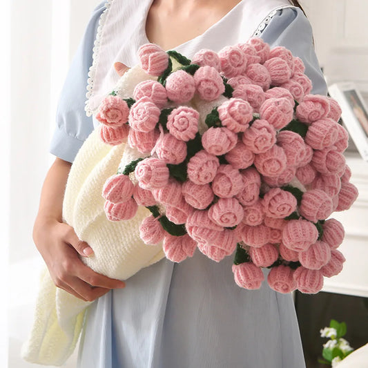 Crochet Rose Bouquet Blanket