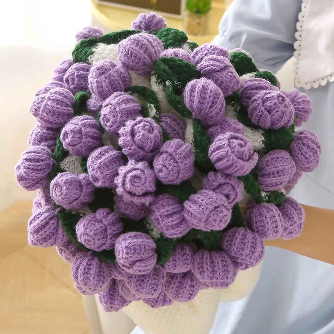 Crochet Rose Bouquet Blanket