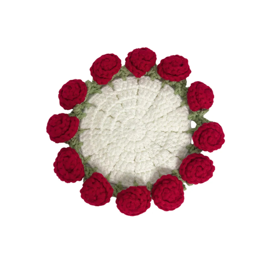 Crochet Daisy Flower Coaster