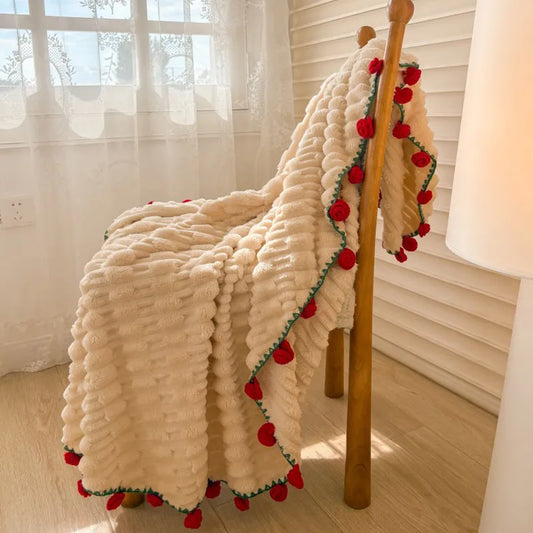 Red Rose Bouquet Blanket