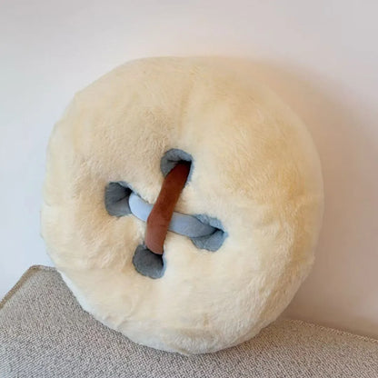 Button Throw Pillow