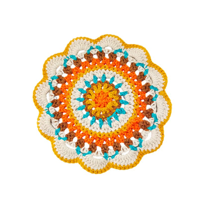 Crochet Garden Flower Coaster