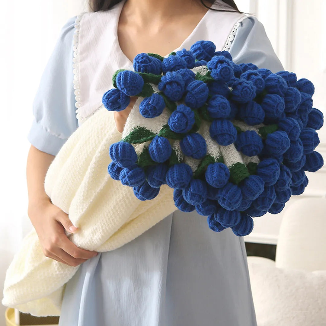 Crochet Rose Bouquet Blanket