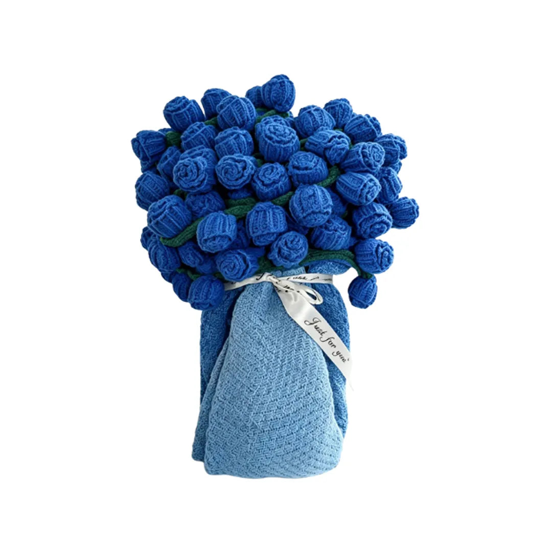 Rose Bouquet Blanket, Romantic Floral Throw Gift