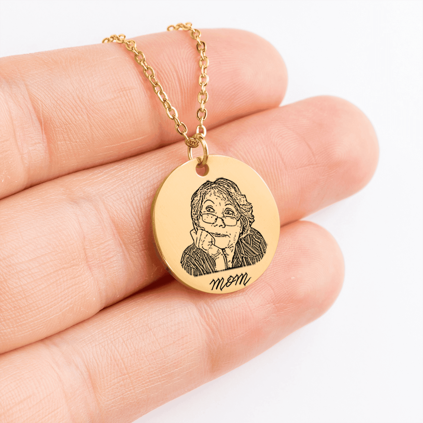 Personalized necklace with your photo