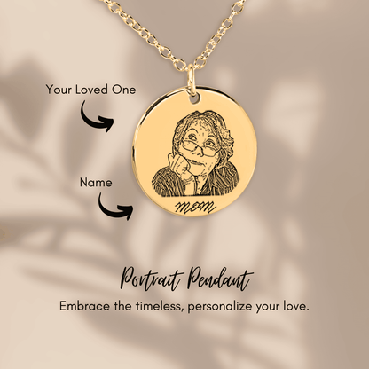 Personalized necklace with your photo