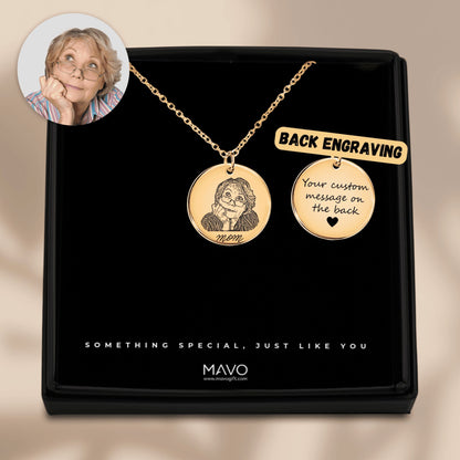 Personalized necklace with your photo