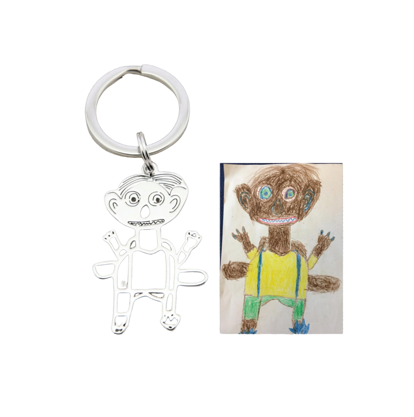 Individual piece of jewelry with your own drawing – perfect as a keychain, necklace or bracelet