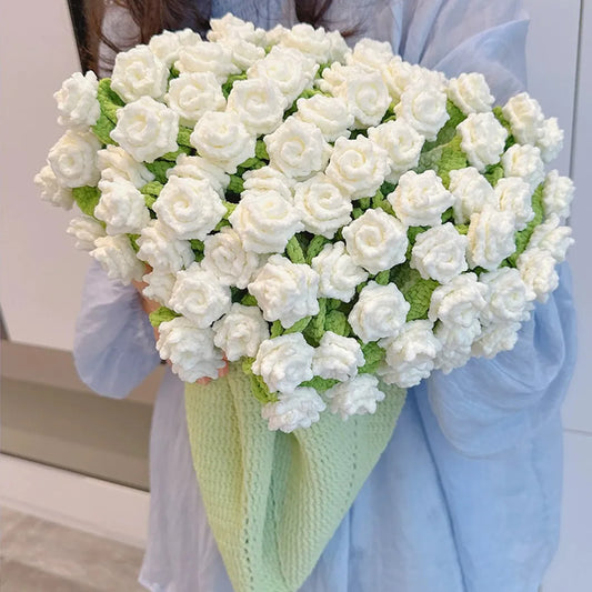 Crochet Flower Bouquet Blanket
