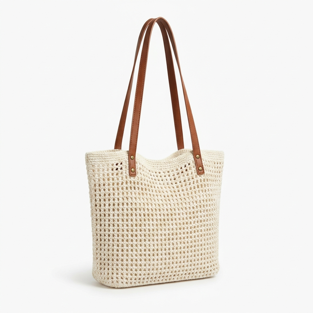 Bloomie Woven Beach Tote